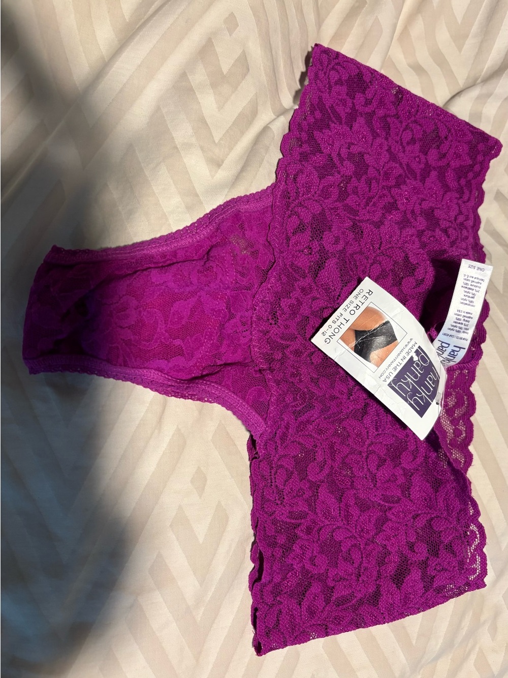 Hanky Panky Retro Thong  - Magenta
